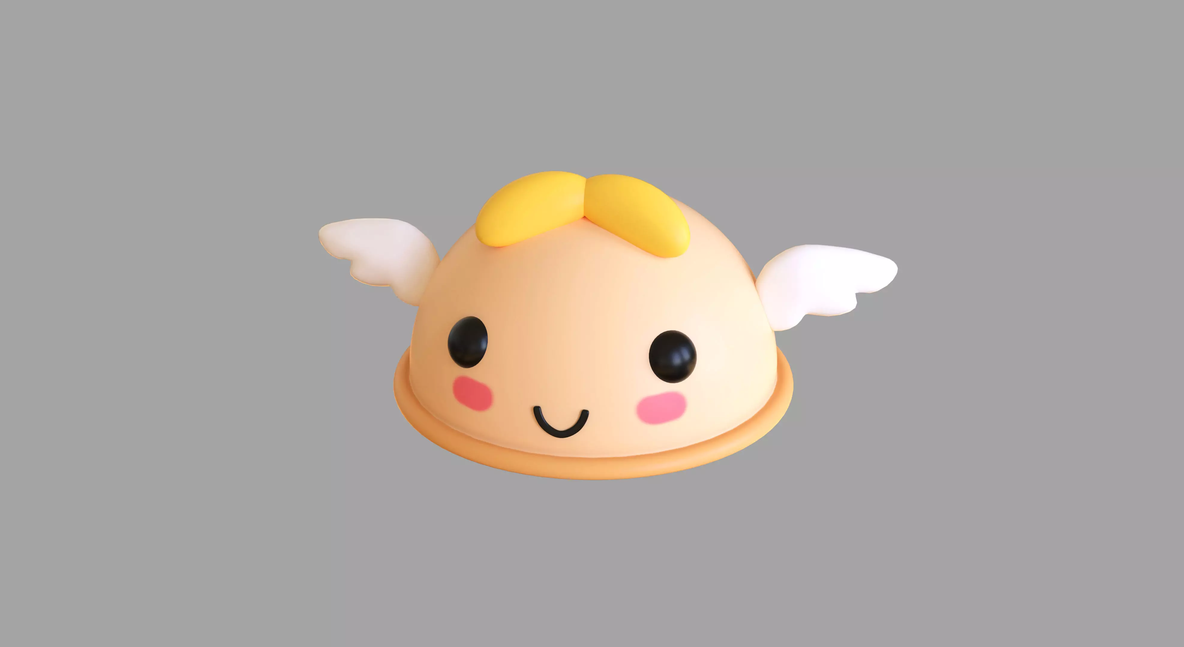 Low-Poly Angle Hat Low-poly 3D model_0