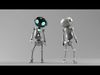 SCI FI Futuristic Cartoon Robot Low-poly 3D model_1
