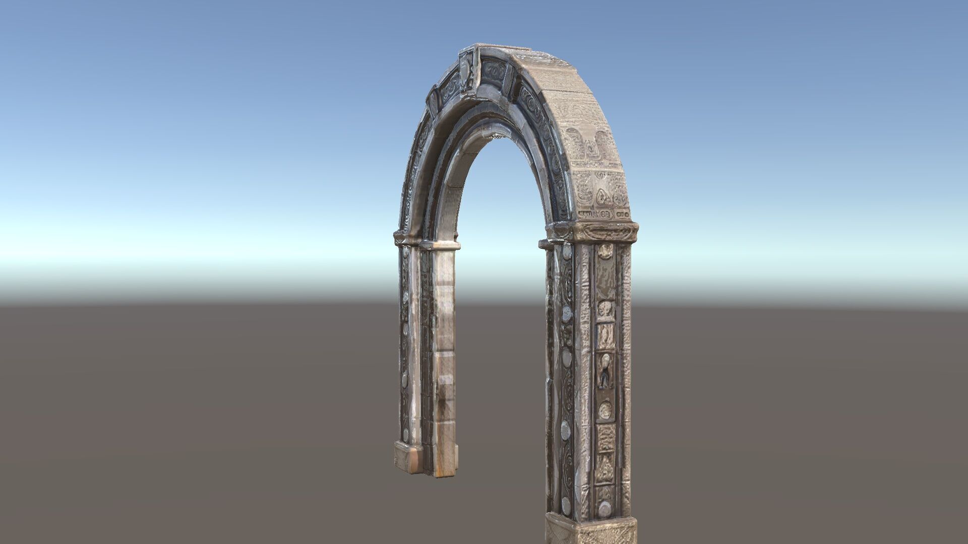 Ornate Archway D Model Pack Low-poly 3D model_34