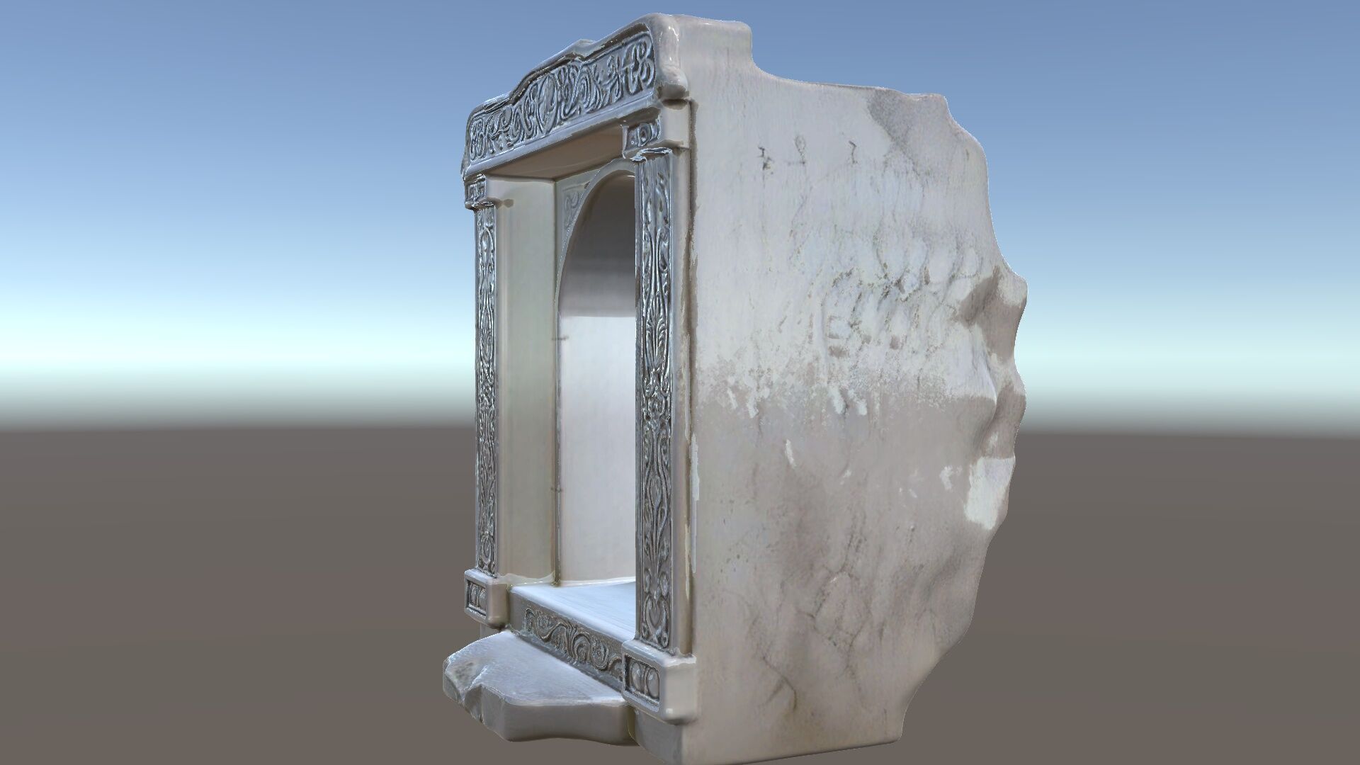 Ornate Stone Archway Model Pack Low-poly 3D model_5