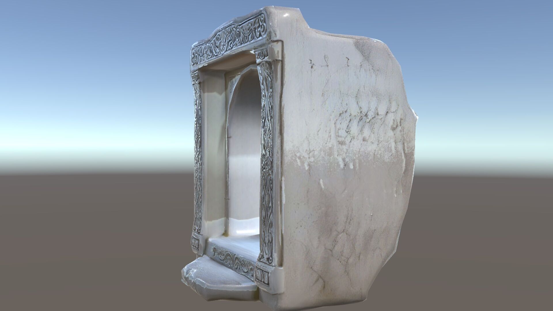 Ornate Stone Archway Model Pack Low-poly 3D model_34