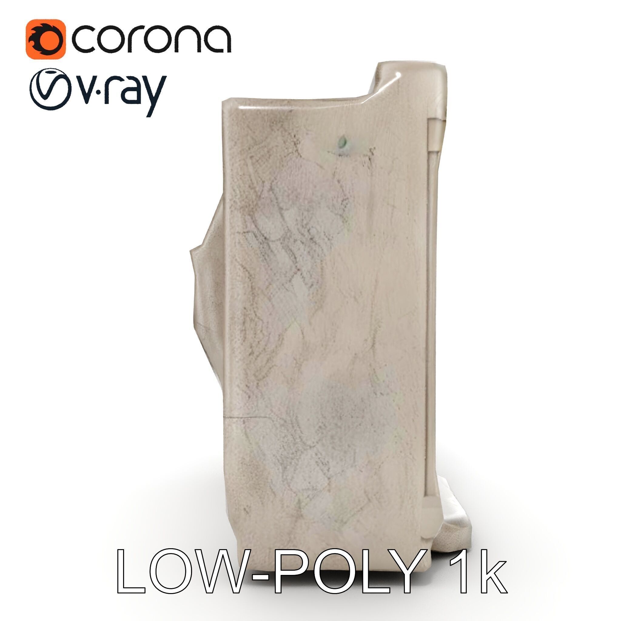 Ornate Stone Archway Model Pack Low-poly 3D model_20