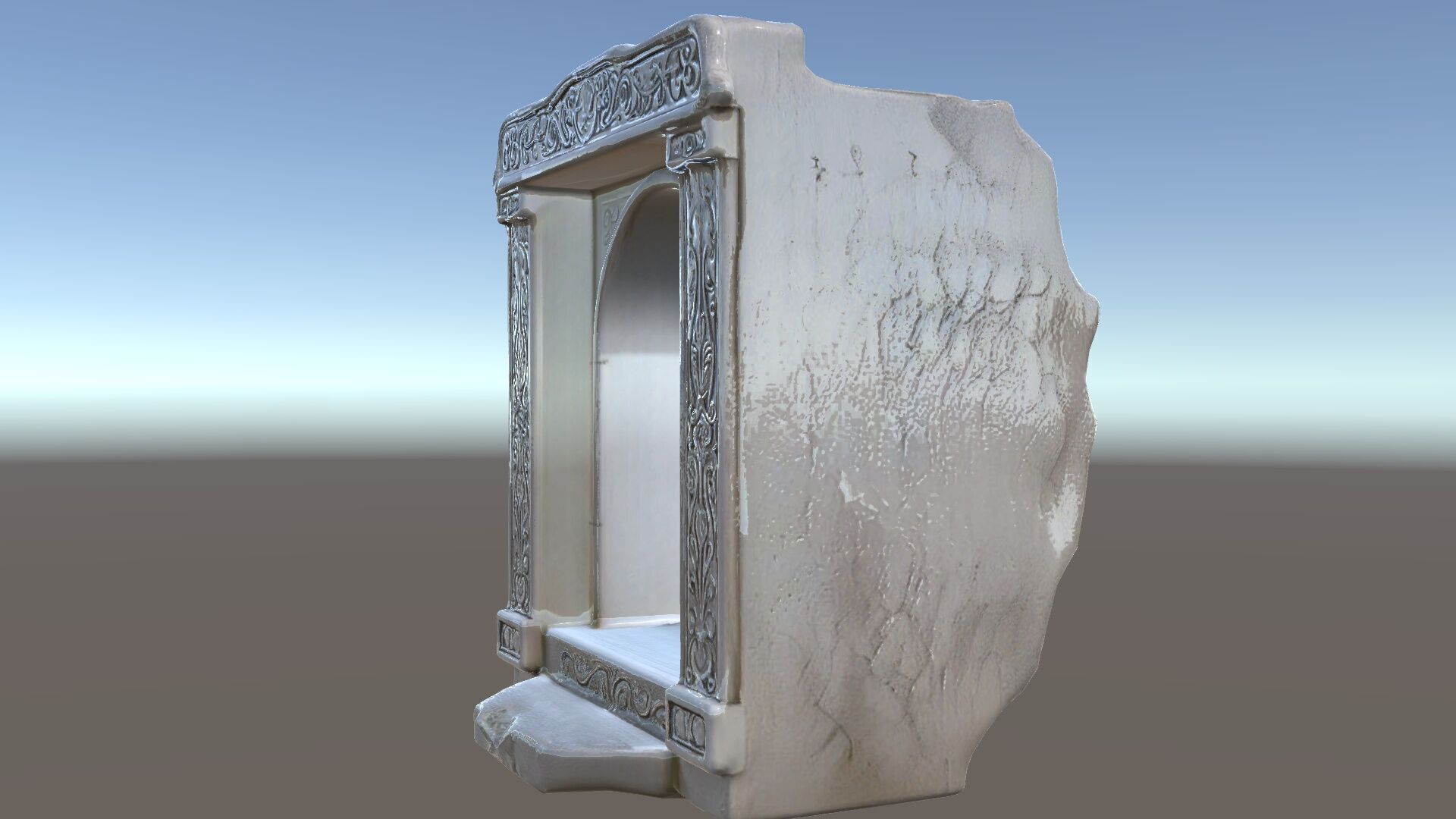 Ornate Stone Archway Model Pack Low-poly 3D model_33
