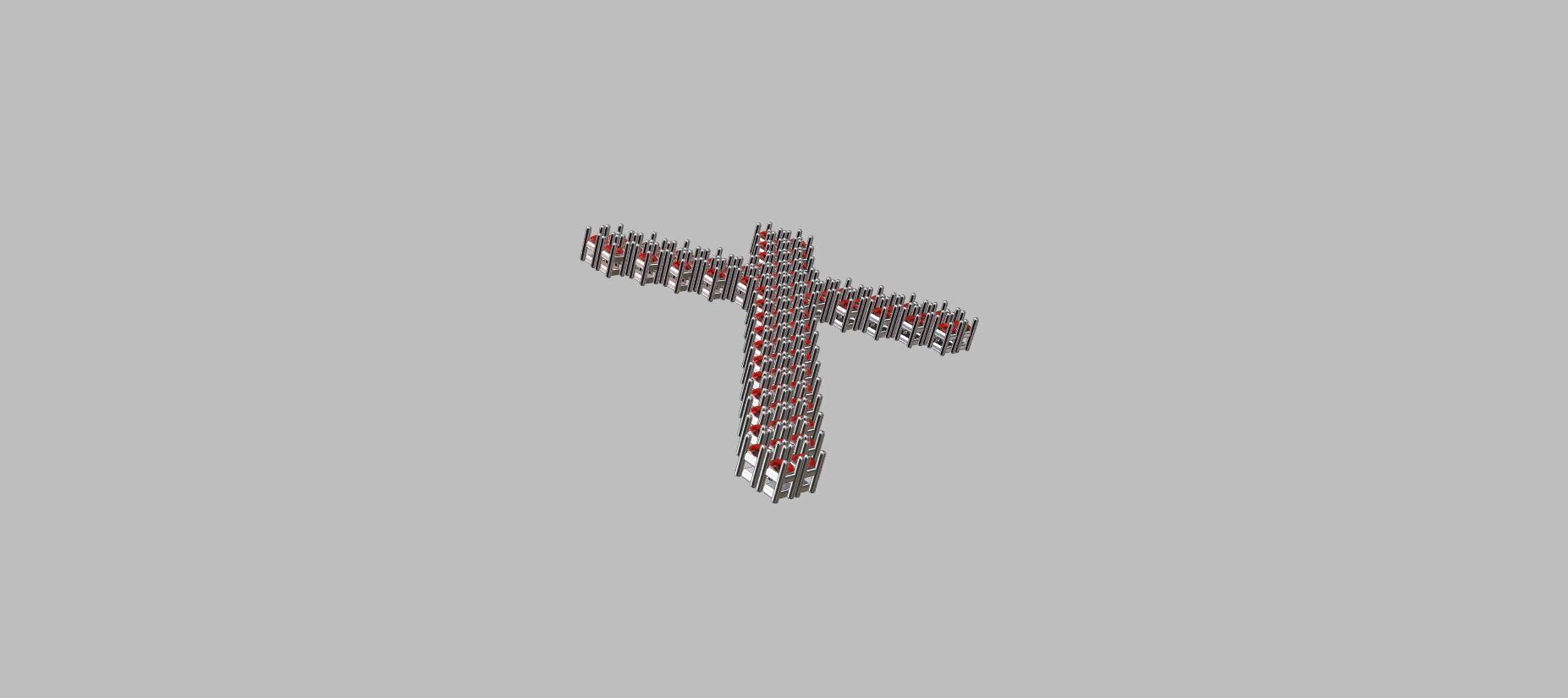 Articulated Cross Pendant 2 00mm 3D print model_6