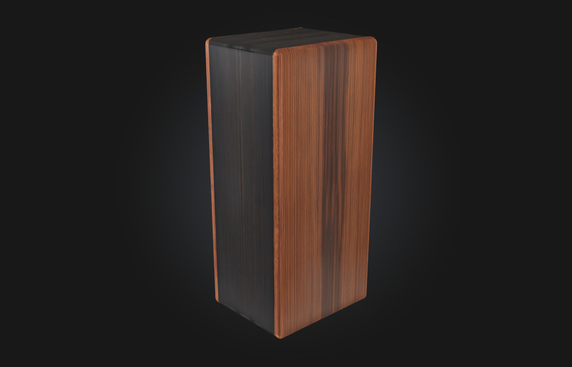 Wooden Harmony Sculptural Wooden  3D model_2
