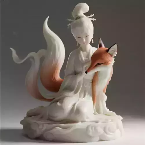 905 Fox Spirit Woman in Pu Song Ling Style beast