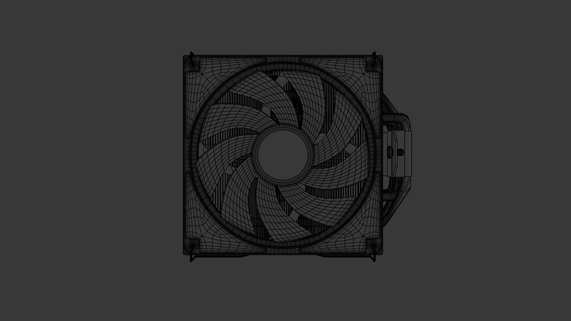 Deepcool AG500 ARGB air cooler 3D model_7