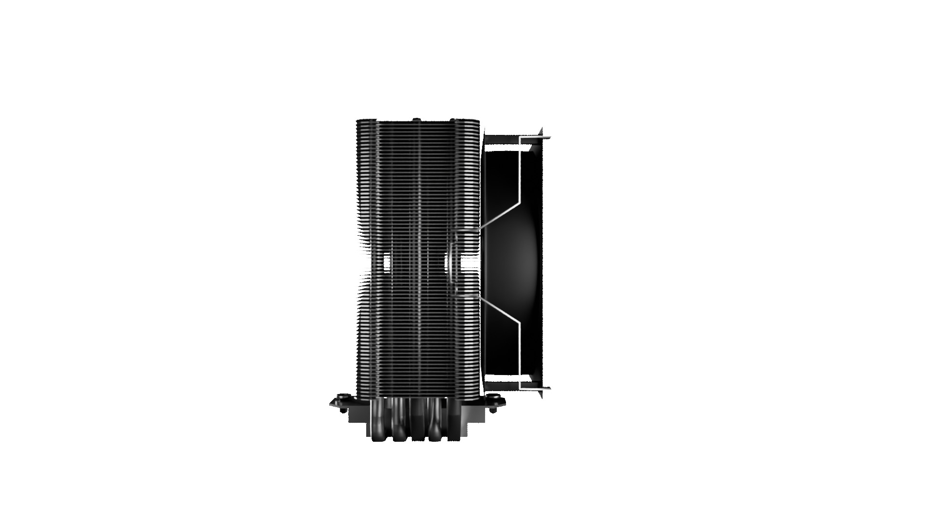 Deepcool AG500 ARGB air cooler 3D model_1