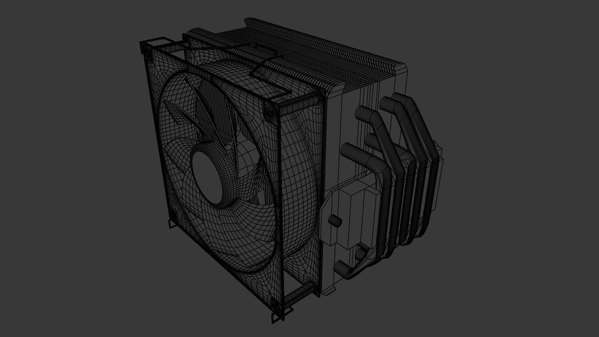 Deepcool AG500 ARGB air cooler 3D model_6