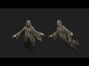 Flying Ghost Dementor Low-poly 3D model_1