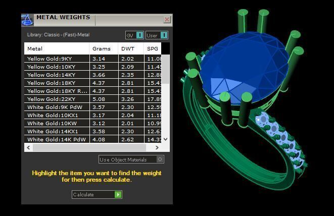 Ruby And Diamonds Ring 3dm render detail 3D print model_20