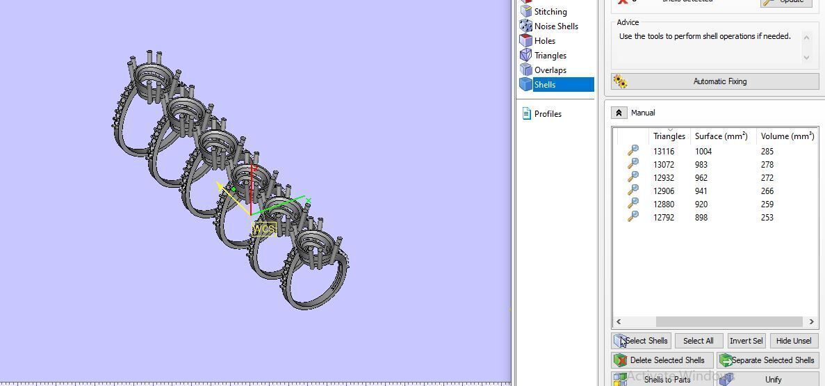 Ruby And Diamonds Ring 3dm render detail 3D print model_23