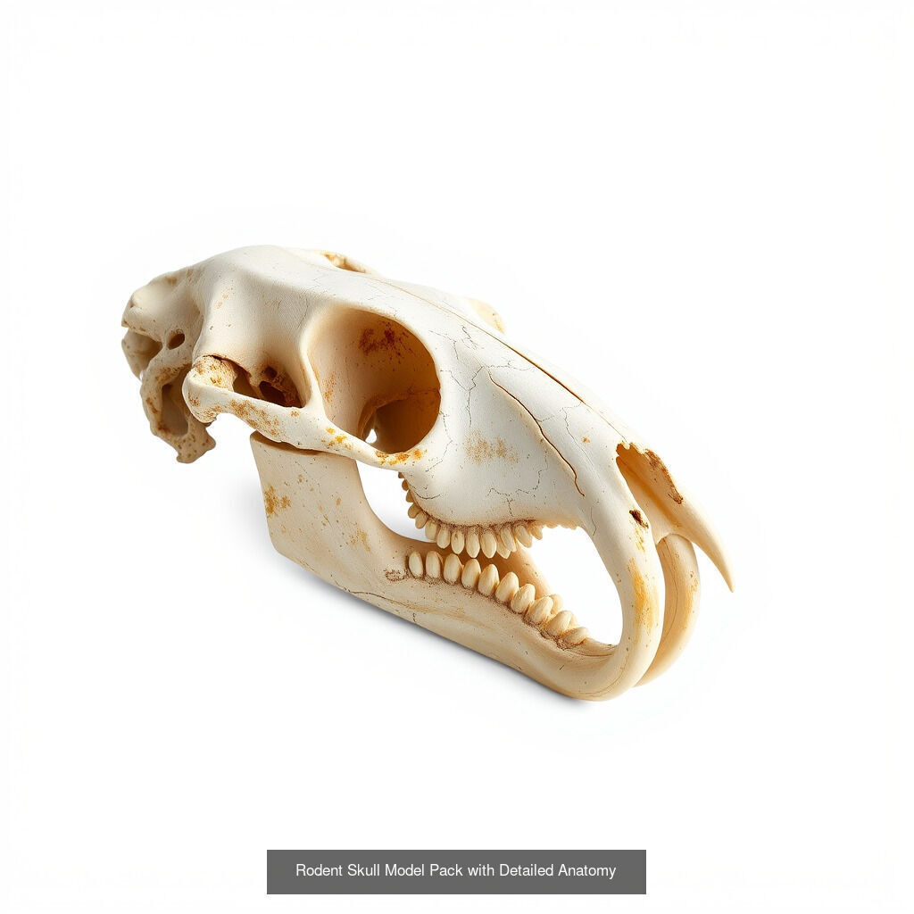 Comprehensive Animal Skull 3D Model Pack 3D Model Collection_13