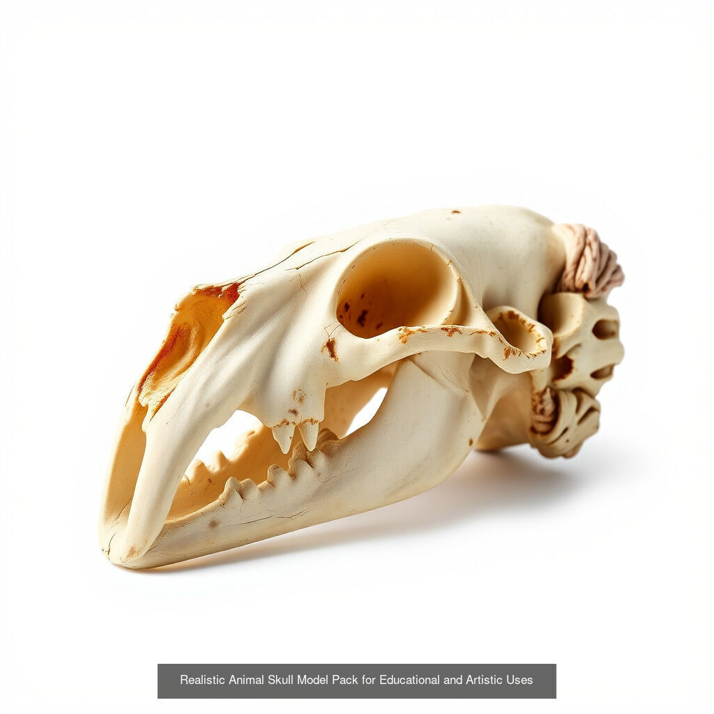 Comprehensive Animal Skull 3D Model Pack 3D Model Collection_16