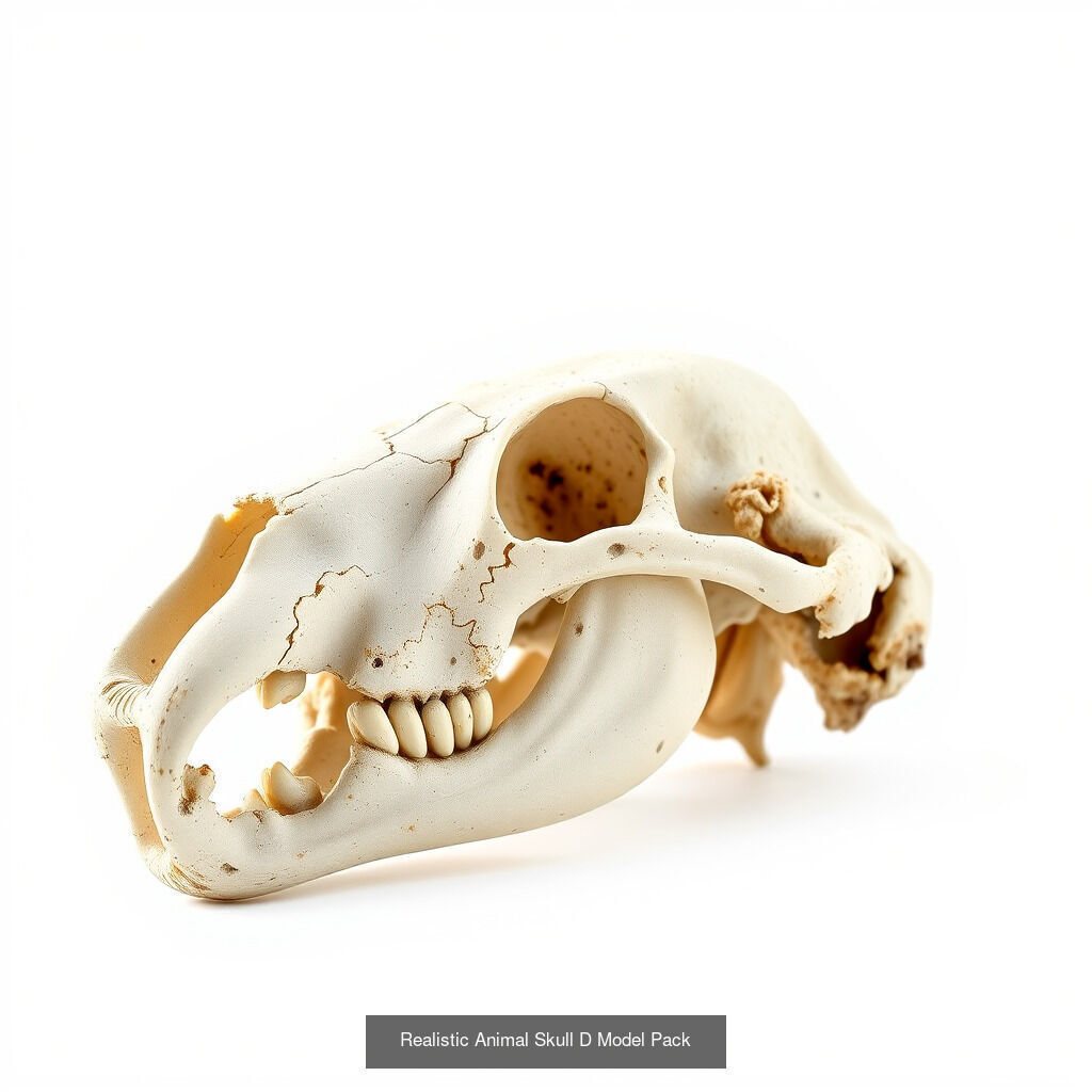 Comprehensive Animal Skull 3D Model Pack 3D Model Collection_15