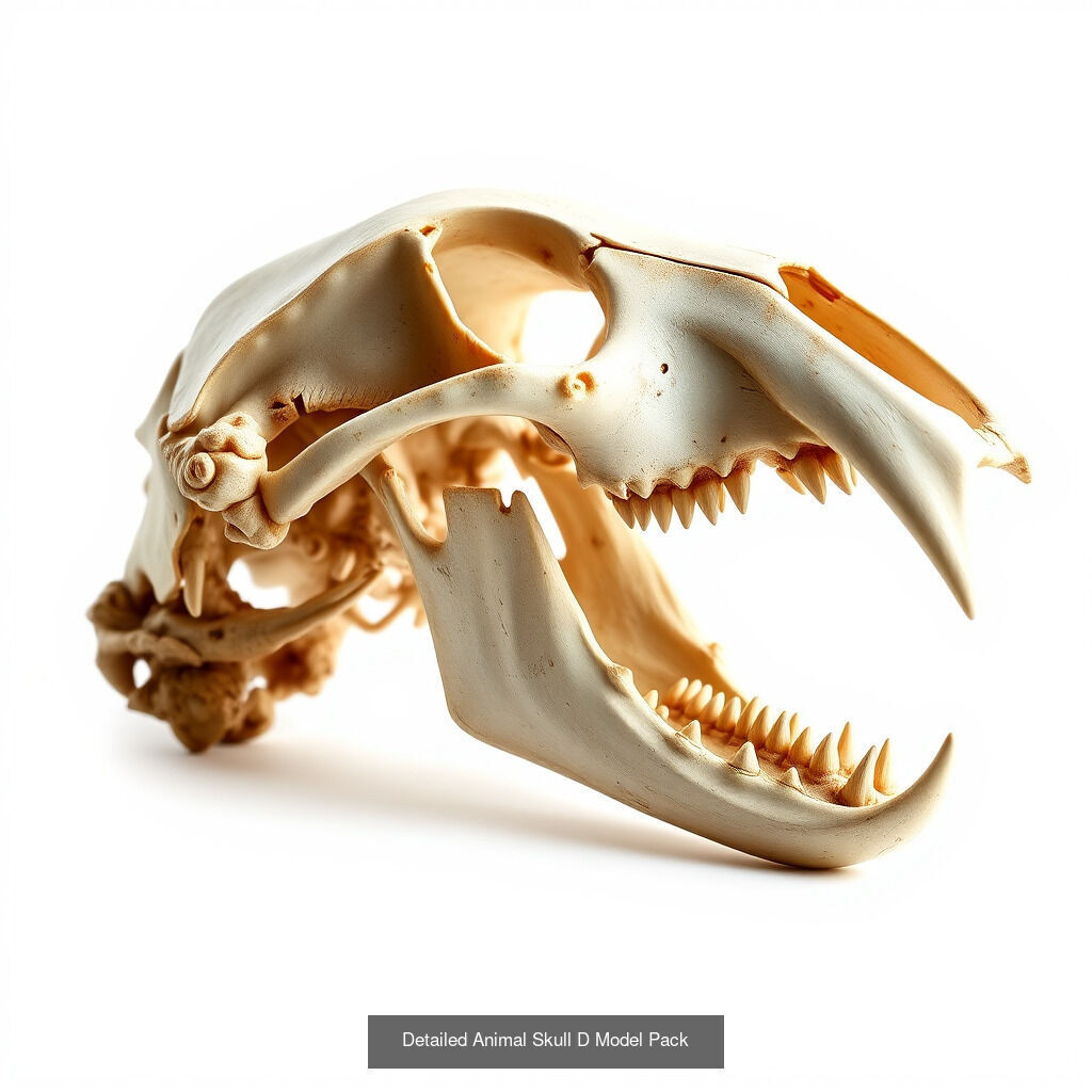 Comprehensive Animal Skull 3D Model Pack 3D Model Collection_18