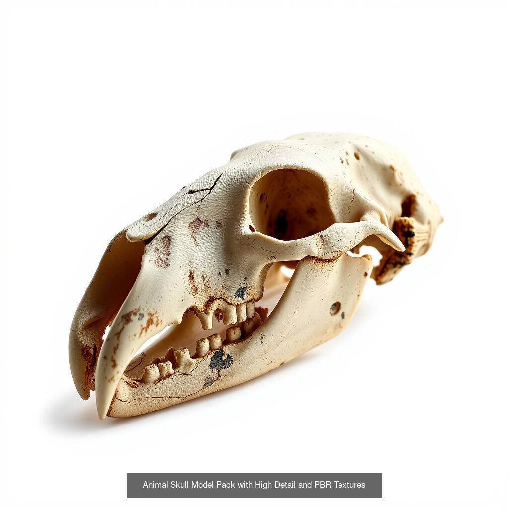 Comprehensive Animal Skull 3D Model Pack 3D Model Collection_19