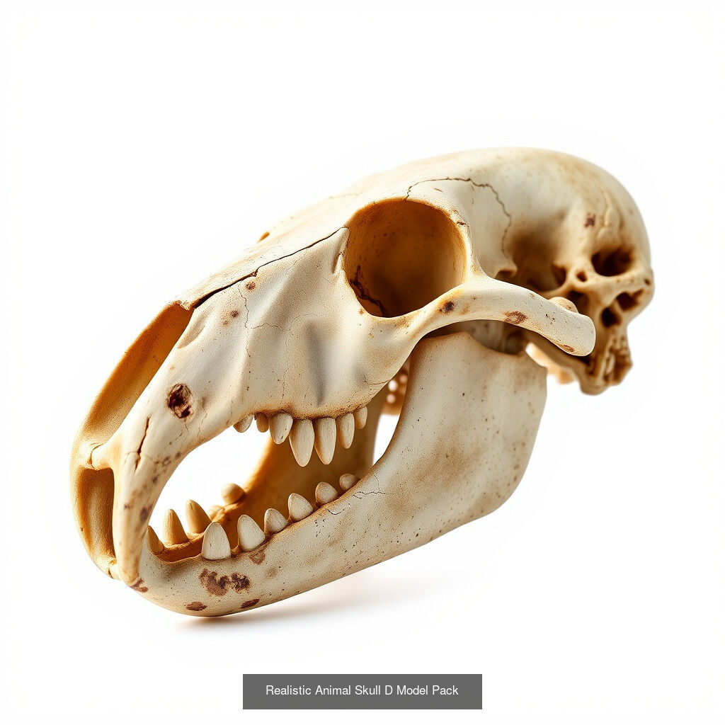 Comprehensive Animal Skull 3D Model Pack 3D Model Collection_23