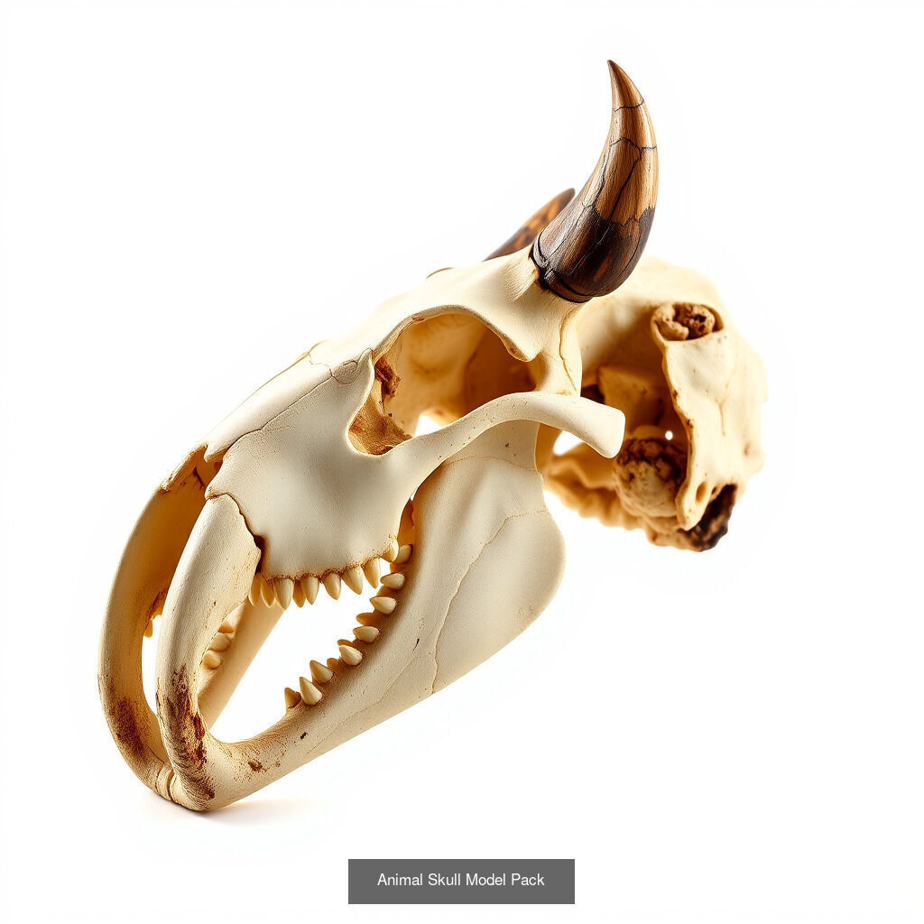 Comprehensive Animal Skull 3D Model Pack 3D Model Collection_22