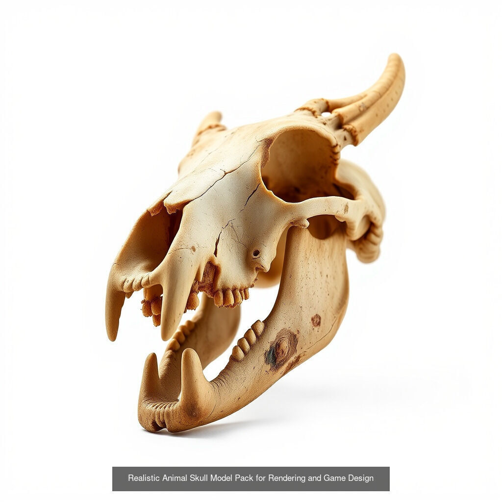 Comprehensive Animal Skull 3D Model Pack 3D Model Collection_21