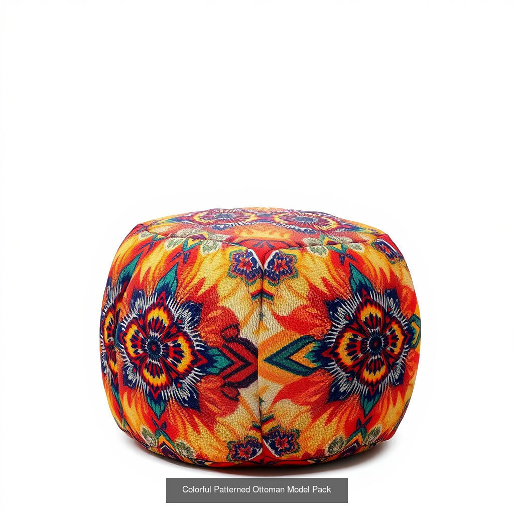 Dynamic Ottoman  Pillow Model Pack 3D Model Collection_37