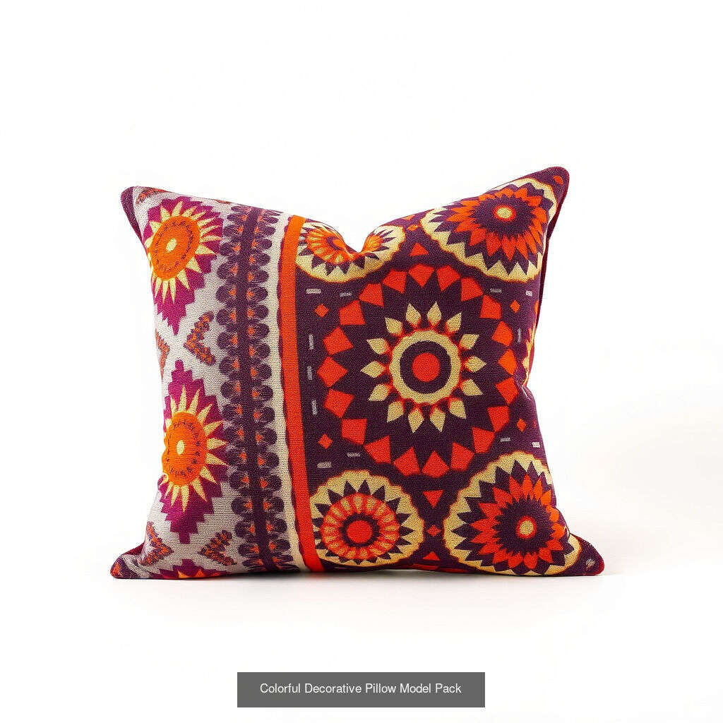 Dynamic Ottoman  Pillow Model Pack 3D Model Collection_23