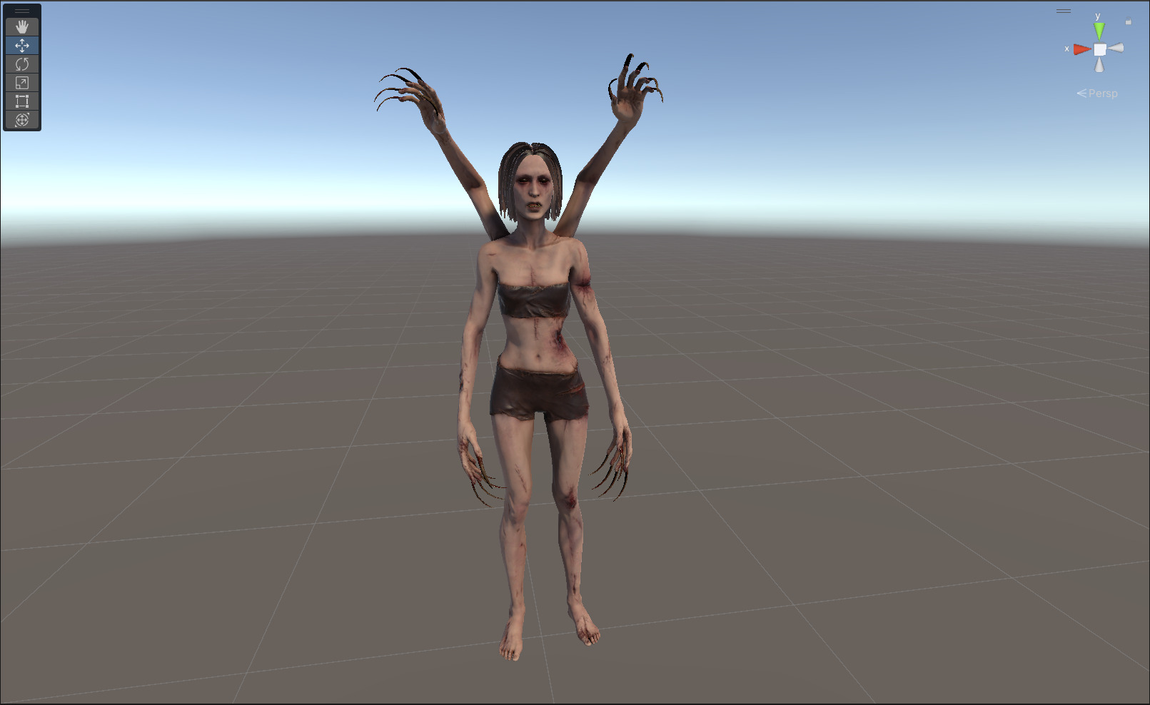 Four Armed Mutant Low-poly 3D model_20