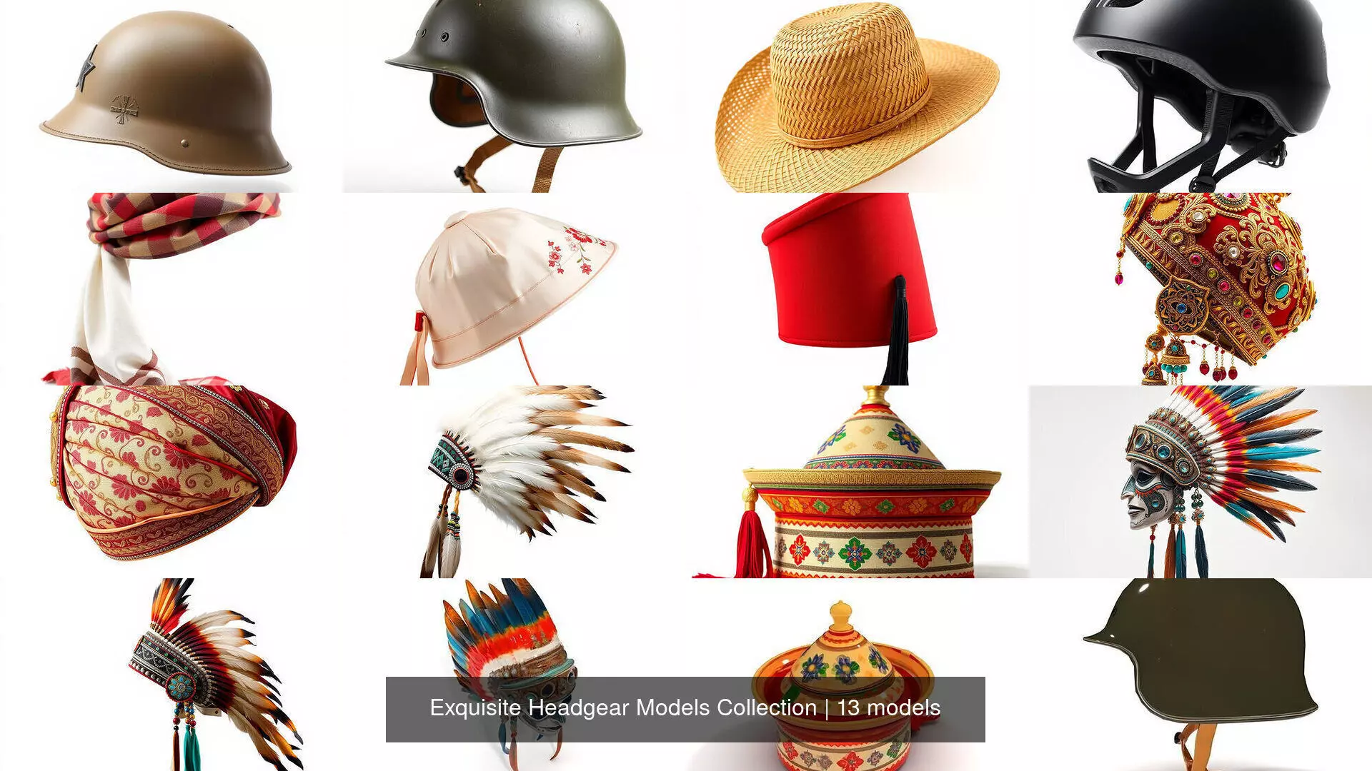 Exquisite Headgear Models Collection _0