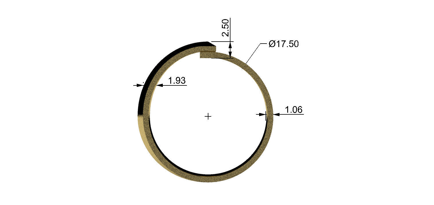 Tiffany T1 Ring 3D print model 3D print model_3