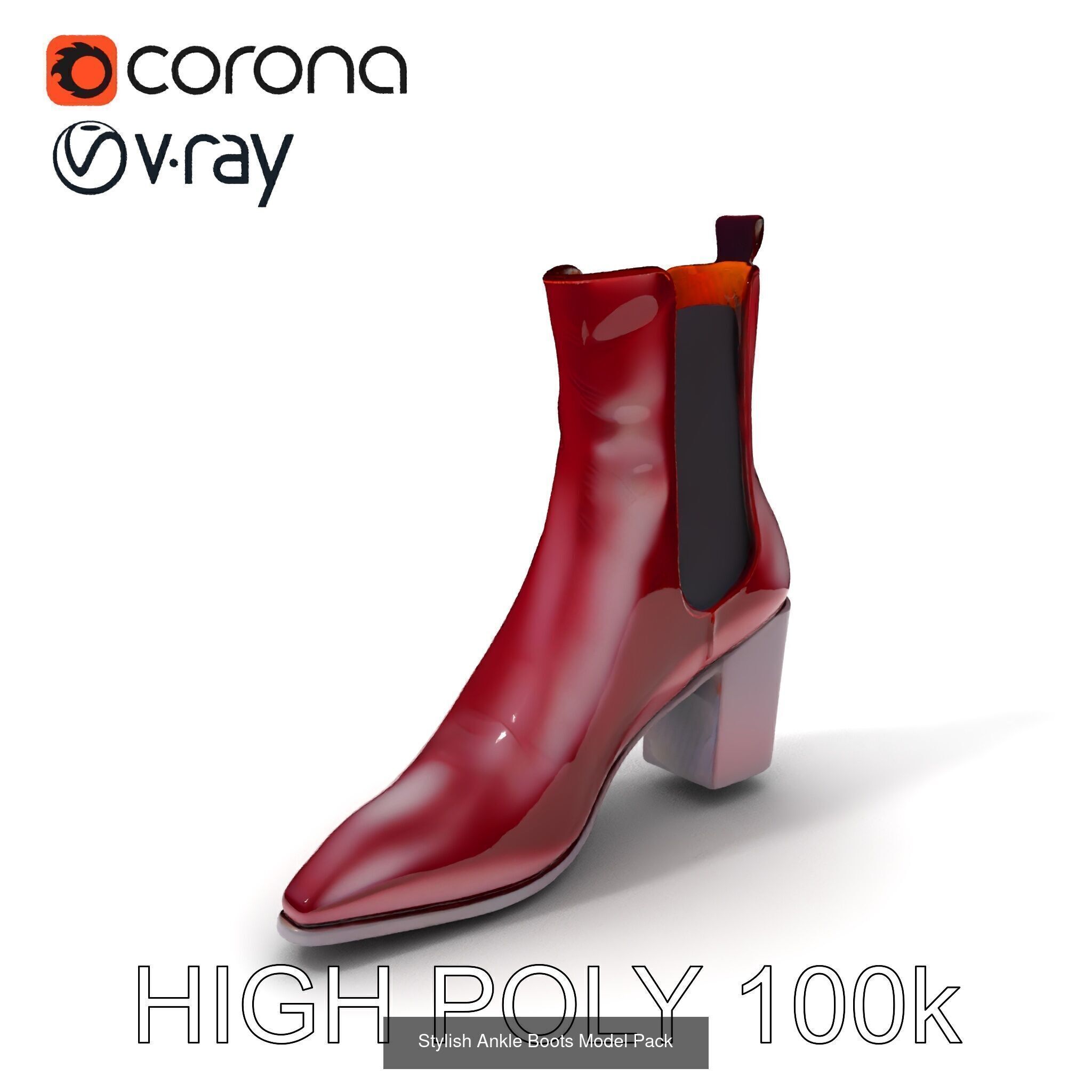 Versatile Footwear 3D Model Collection _16