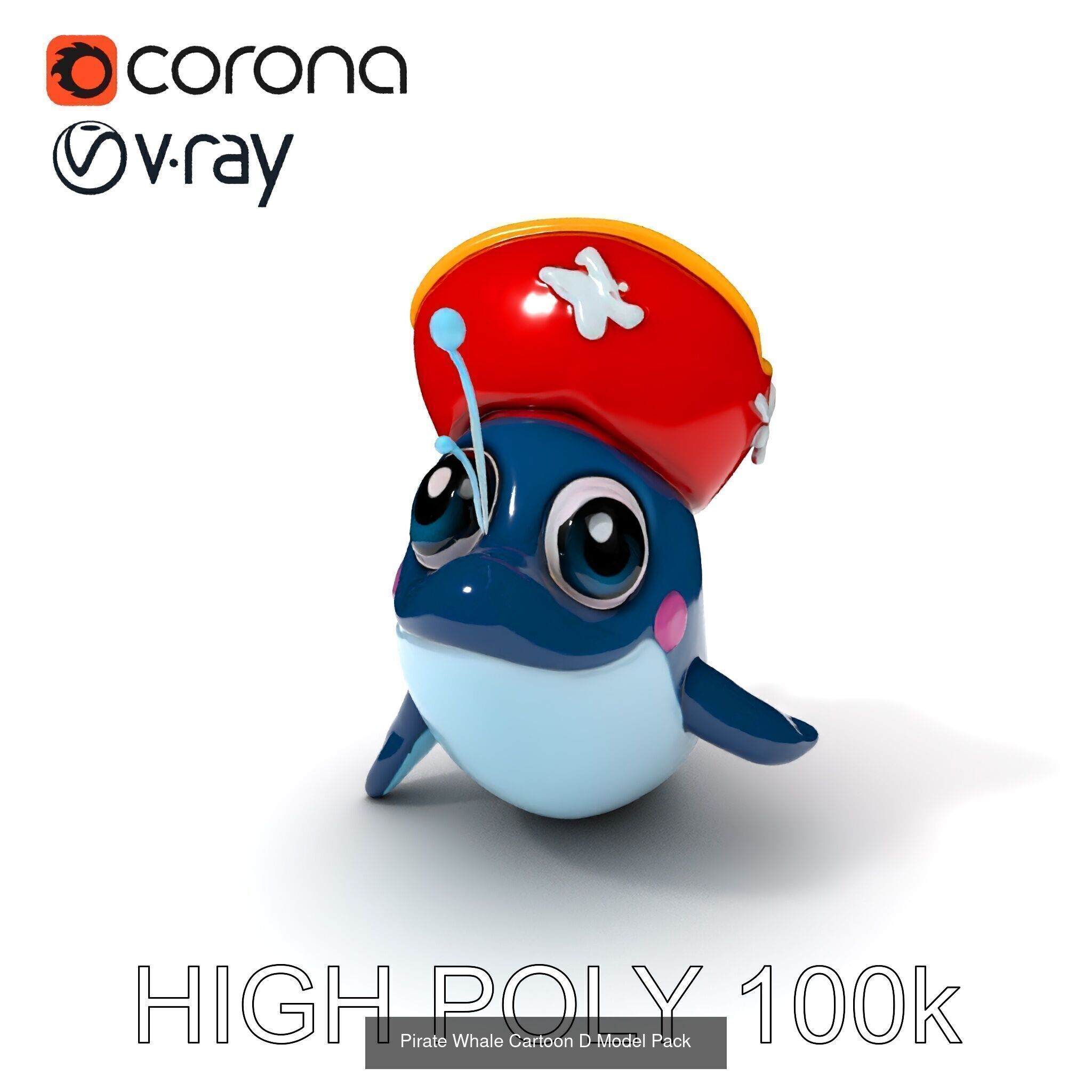 Charming Cartoon Creatures 3D Model Collection _18