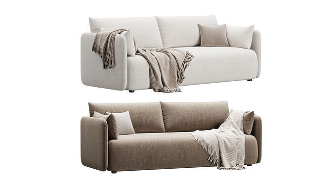Offset Sofa 3D model