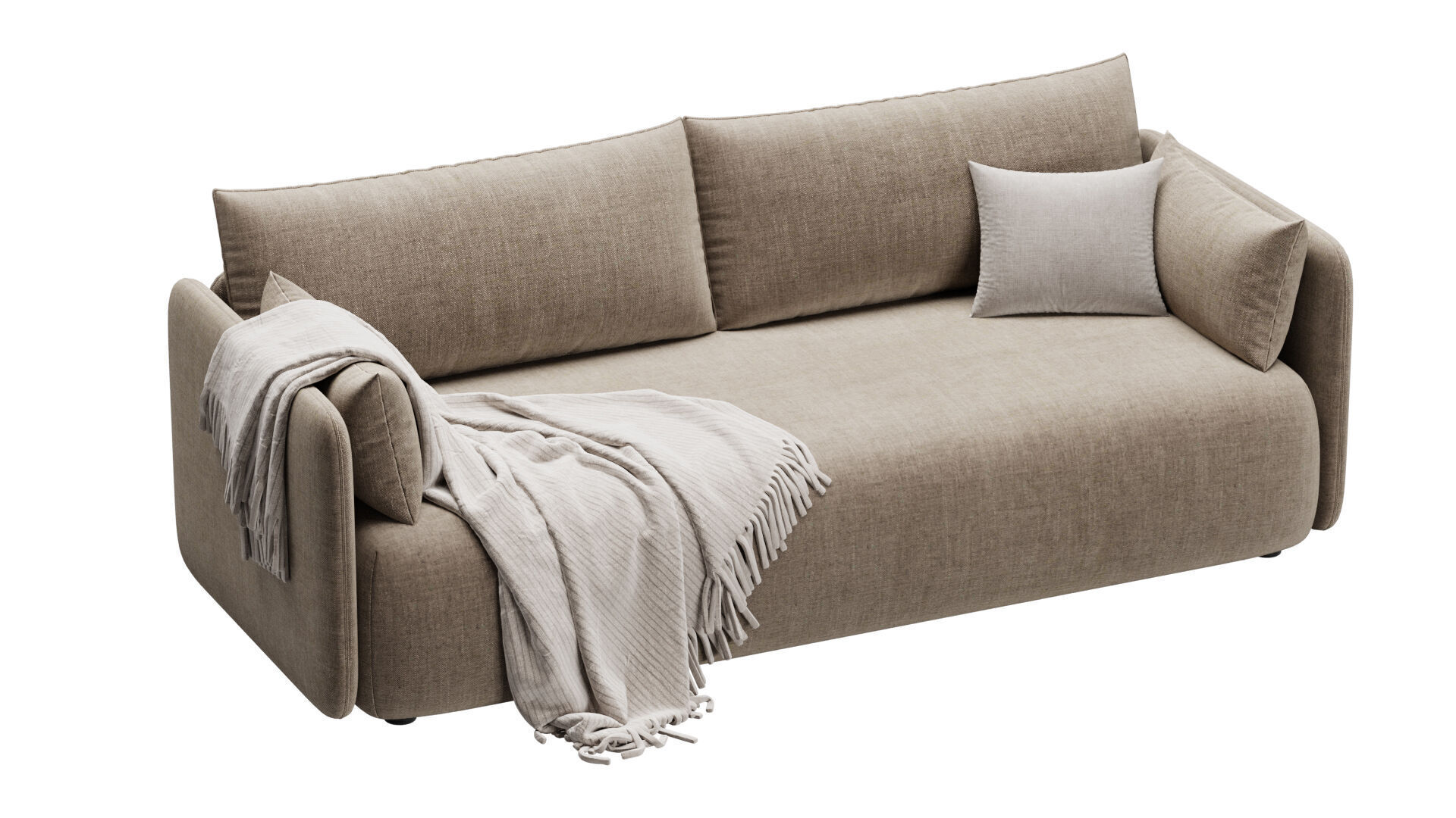 Offset Sofa 3D model_4