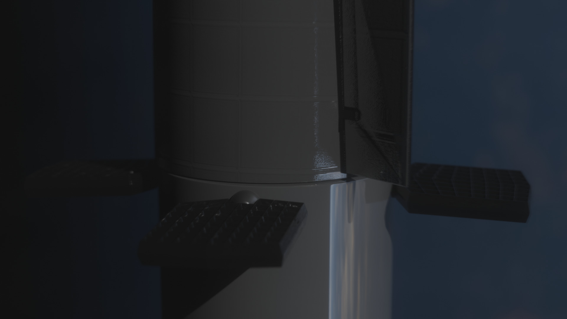 Starship- Rigged 3D 3D model_10