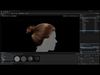 Real-Time Female Bun Hairstyle  Game-Ready Hair Asset Low-poly 3D model_1