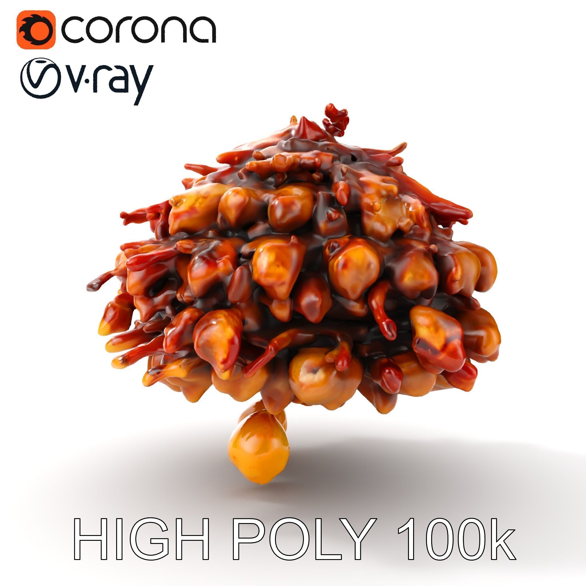 Mushroom Cuisine Model Pack Low-poly 3D model_18