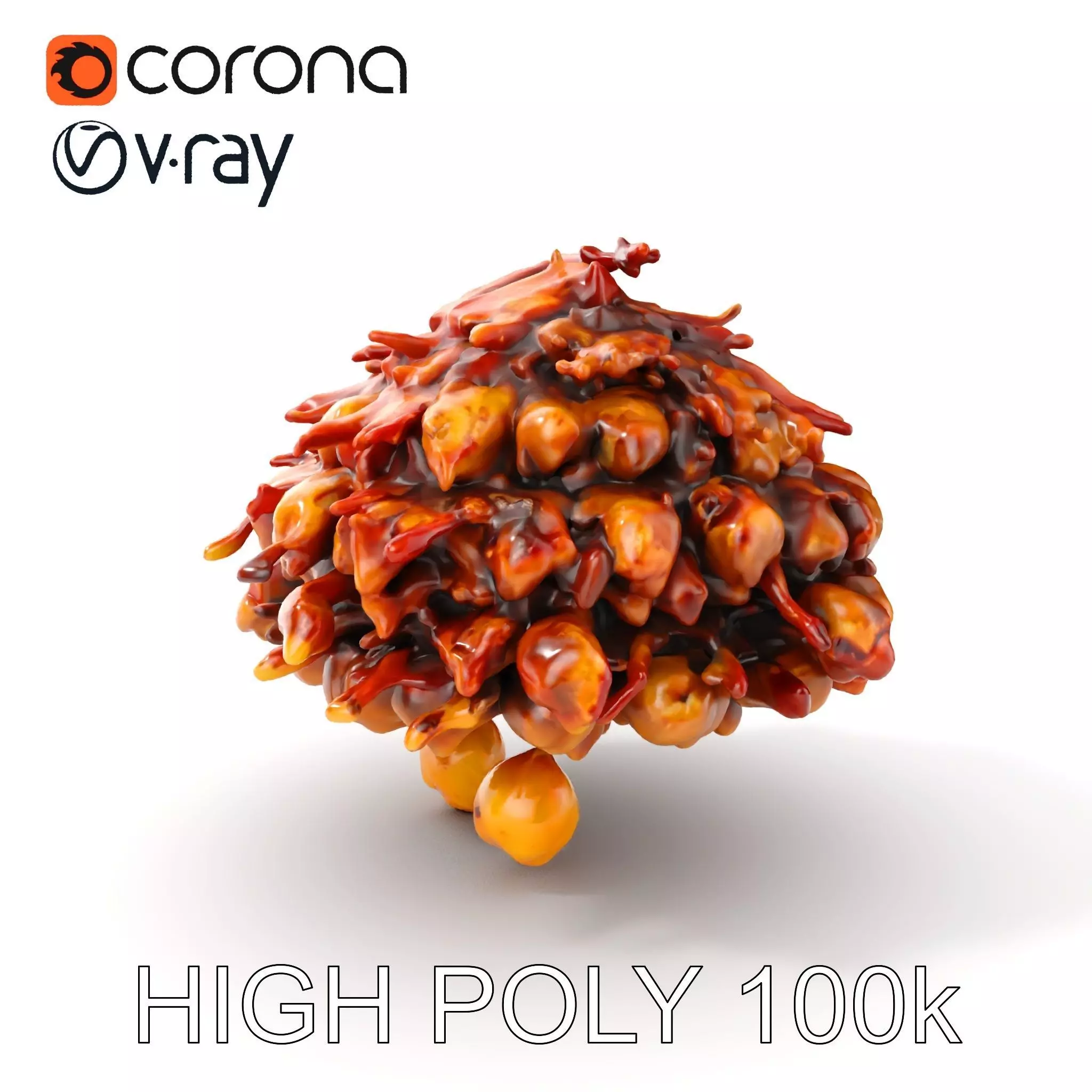 Mushroom Cuisine Model Pack Low-poly 3D model_0