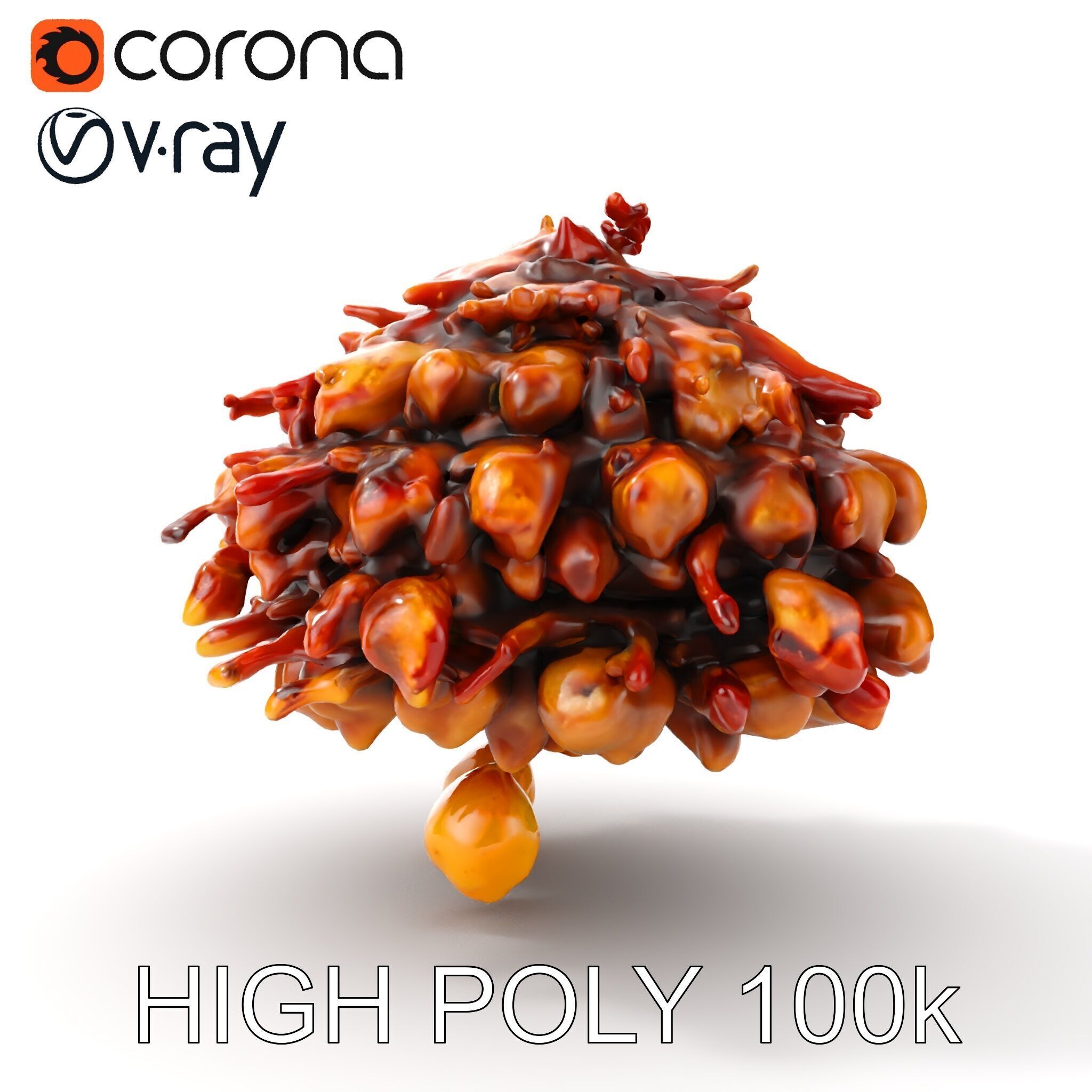 Mushroom Cuisine Model Pack Low-poly 3D model_23