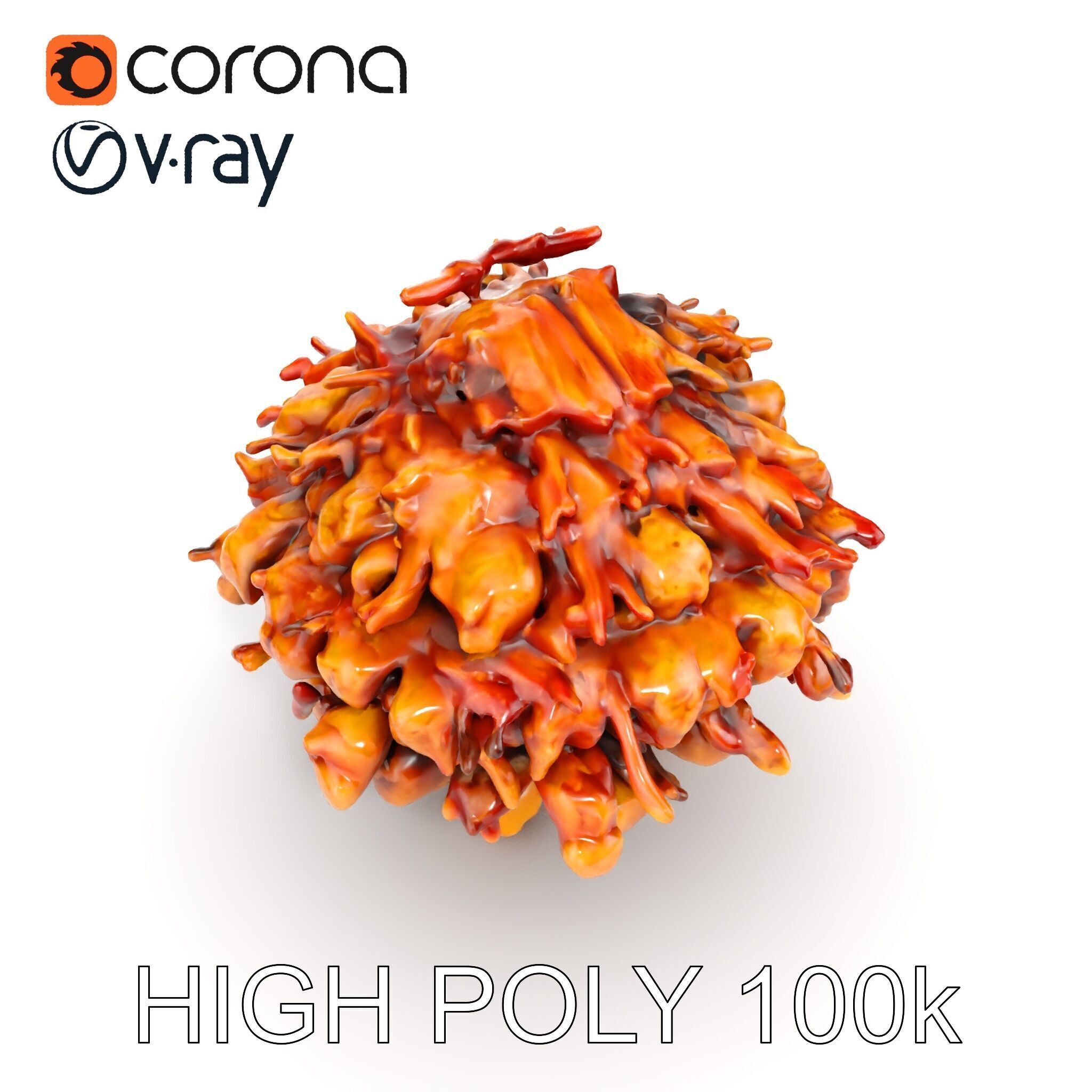 Mushroom Cuisine Model Pack Low-poly 3D model_26