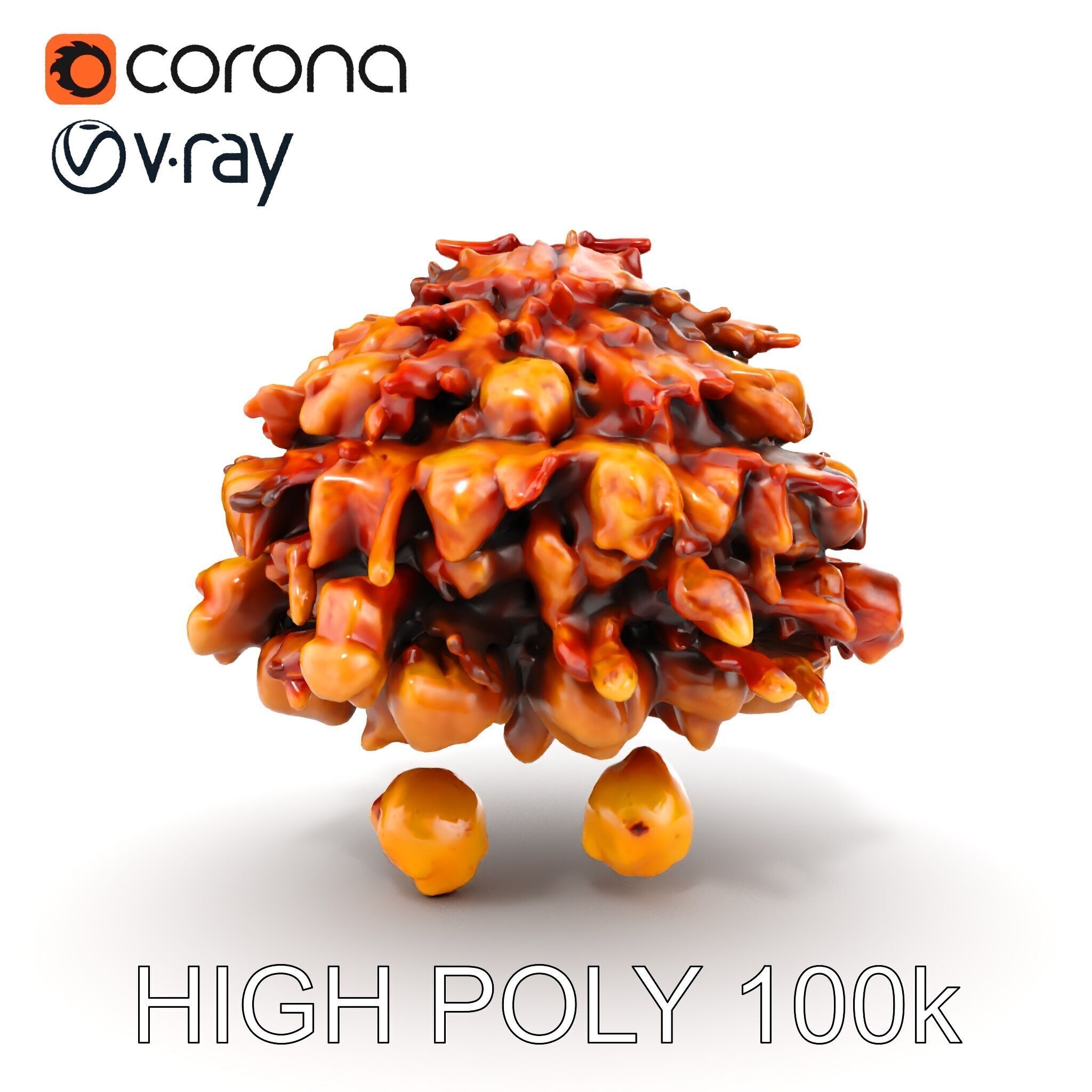 Mushroom Cuisine Model Pack Low-poly 3D model_16