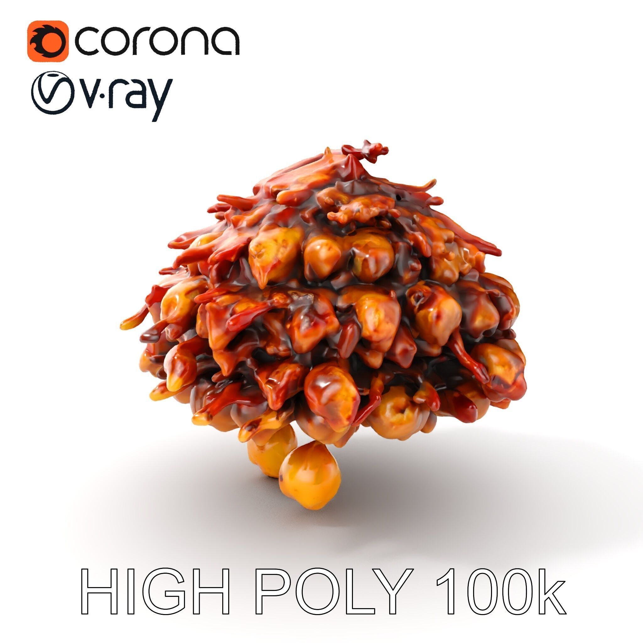 Mushroom Cuisine Model Pack Low-poly 3D model_7