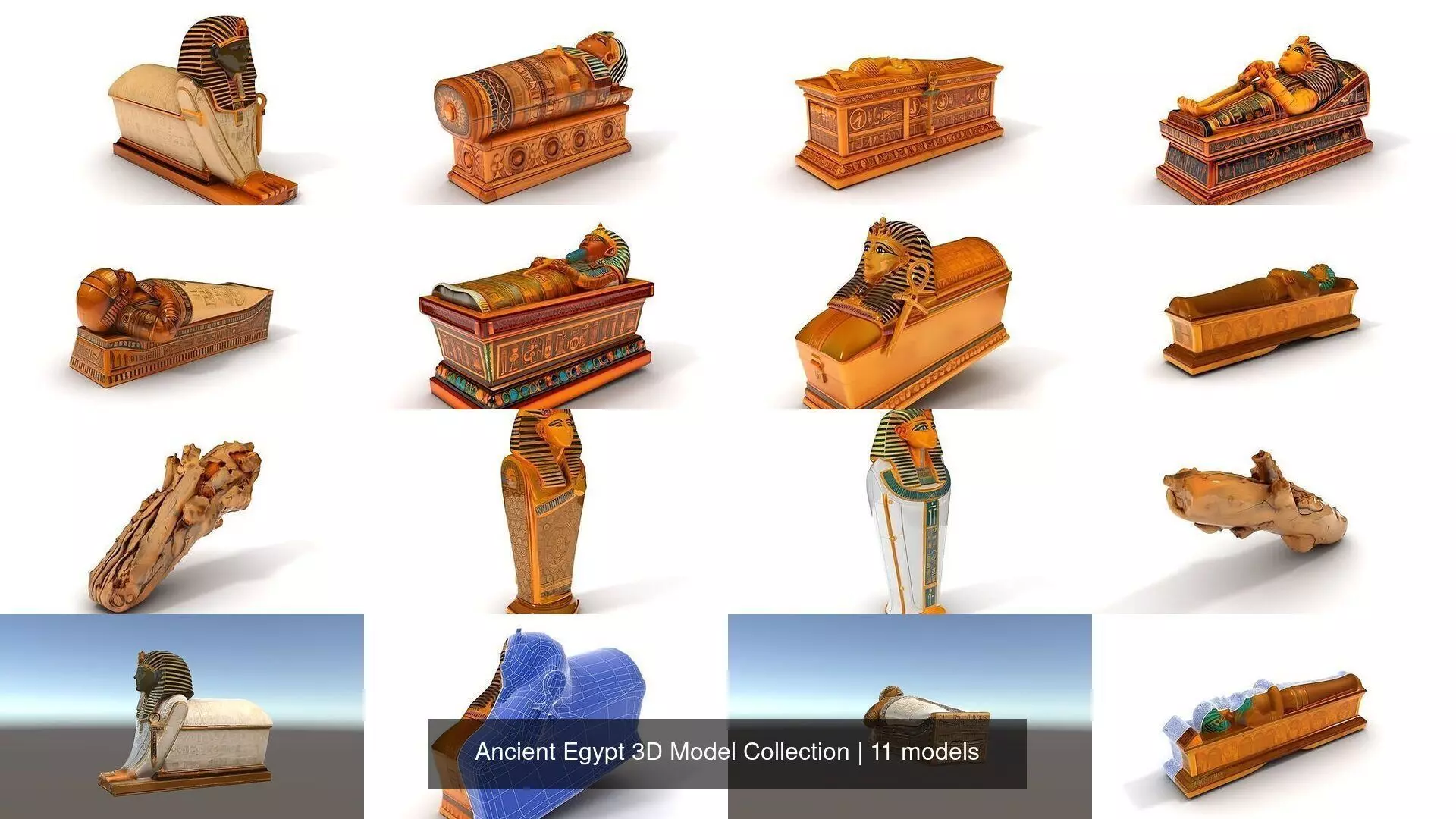 Ancient Egypt 3D Model Collection _0