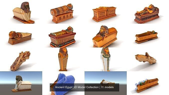 Ancient Egypt 3D Model Collection 
