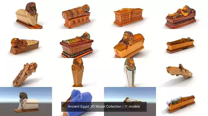 Ancient Egypt 3D Model Collection 