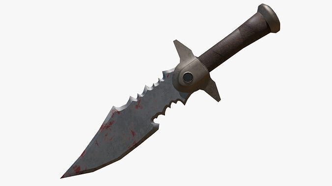 Post-Apocalyptic Knife Low-poly 3D model