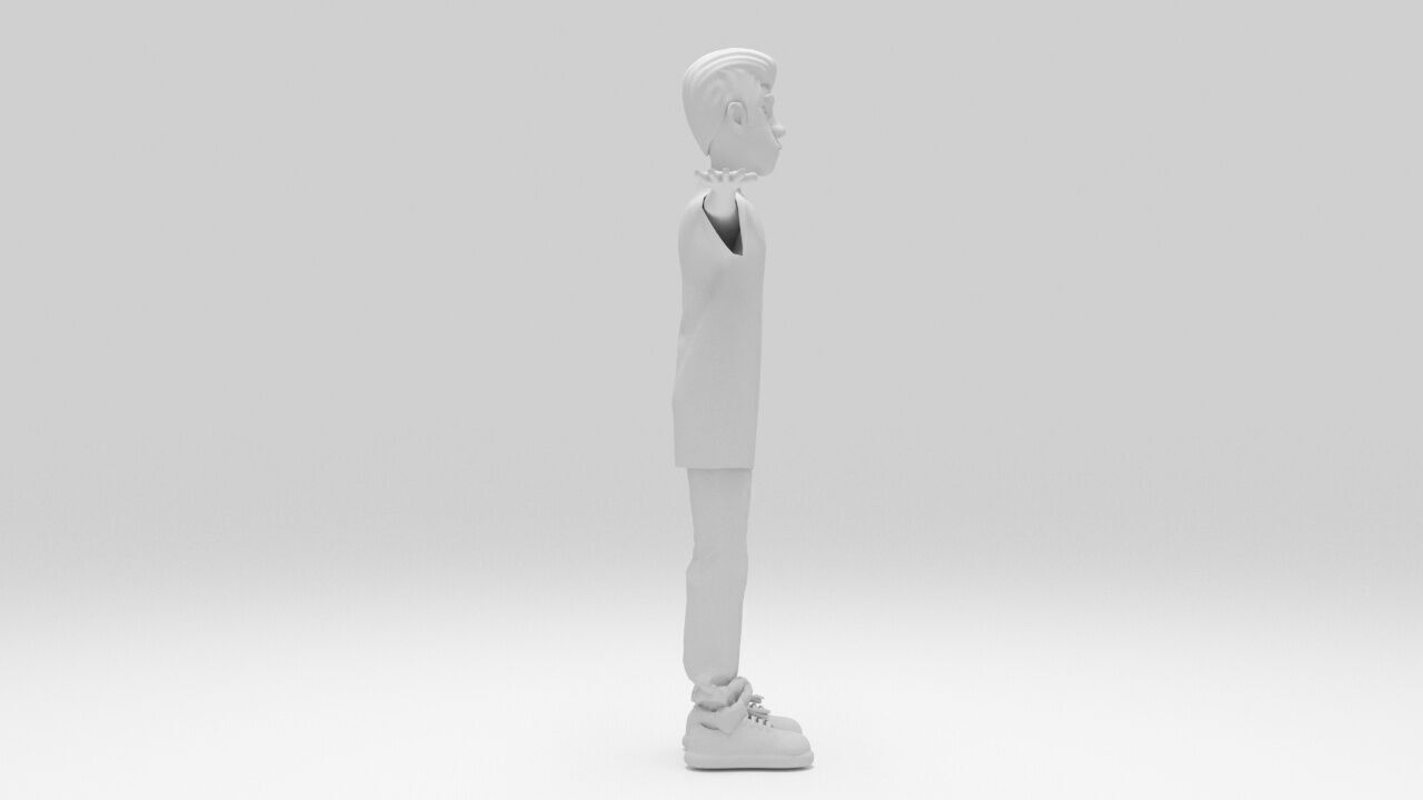 Character Brian Rigged  Low-poly 3D model_8