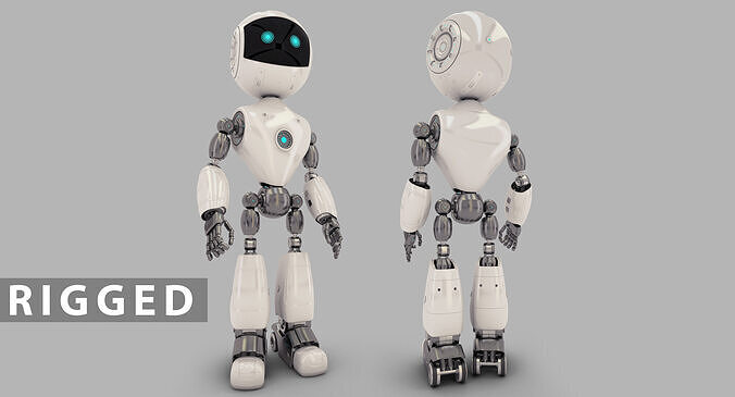 Robot Rigged 3D model