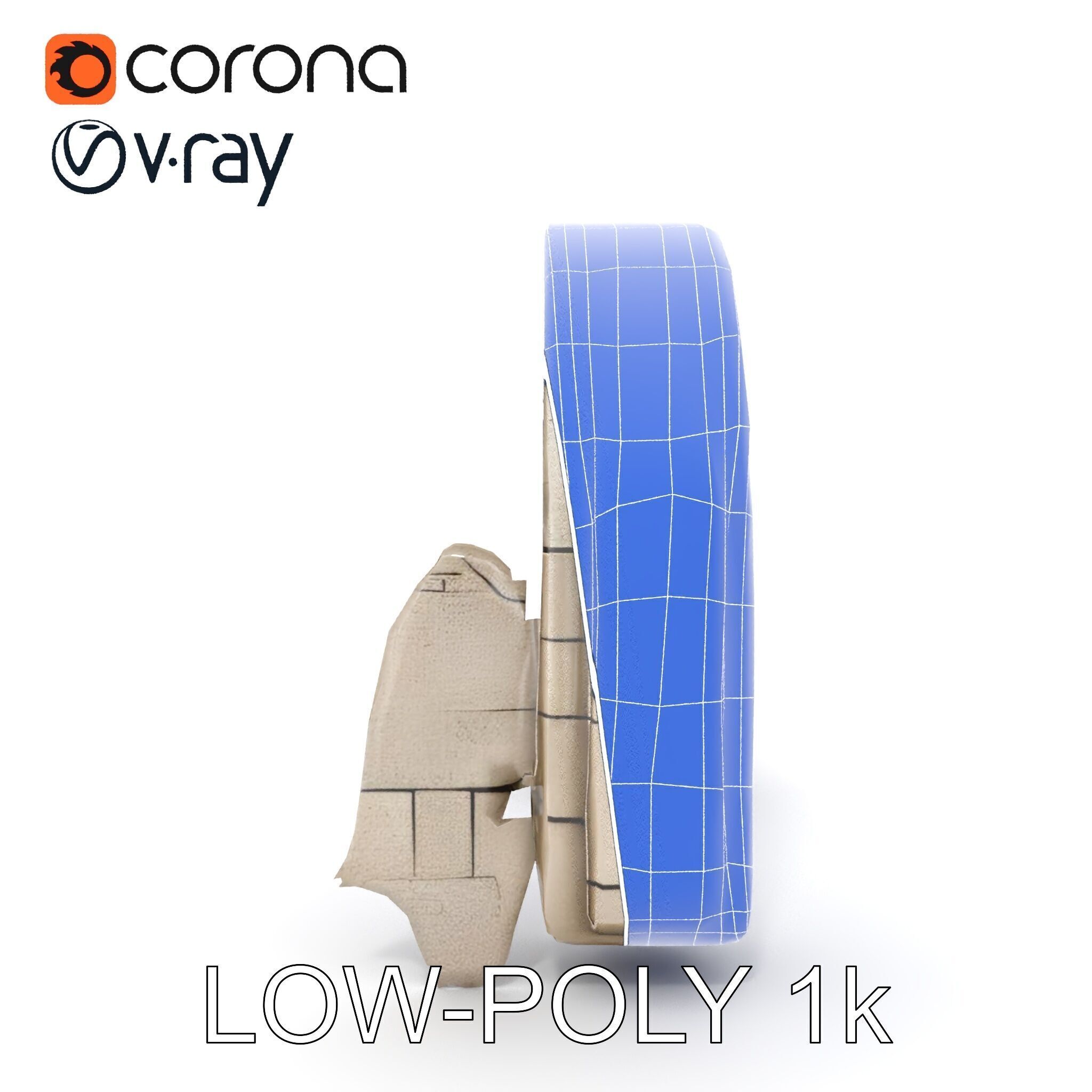 Ancient Stone Archway model pack Low-poly 3D model_16