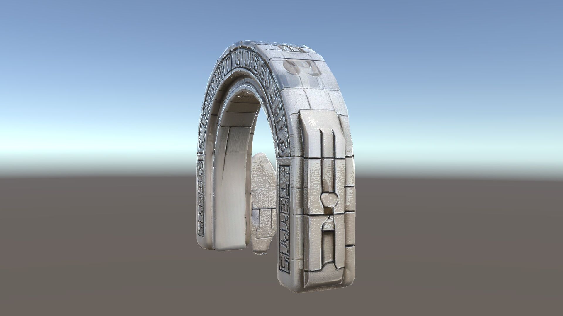 Ancient Stone Archway model pack Low-poly 3D model_34