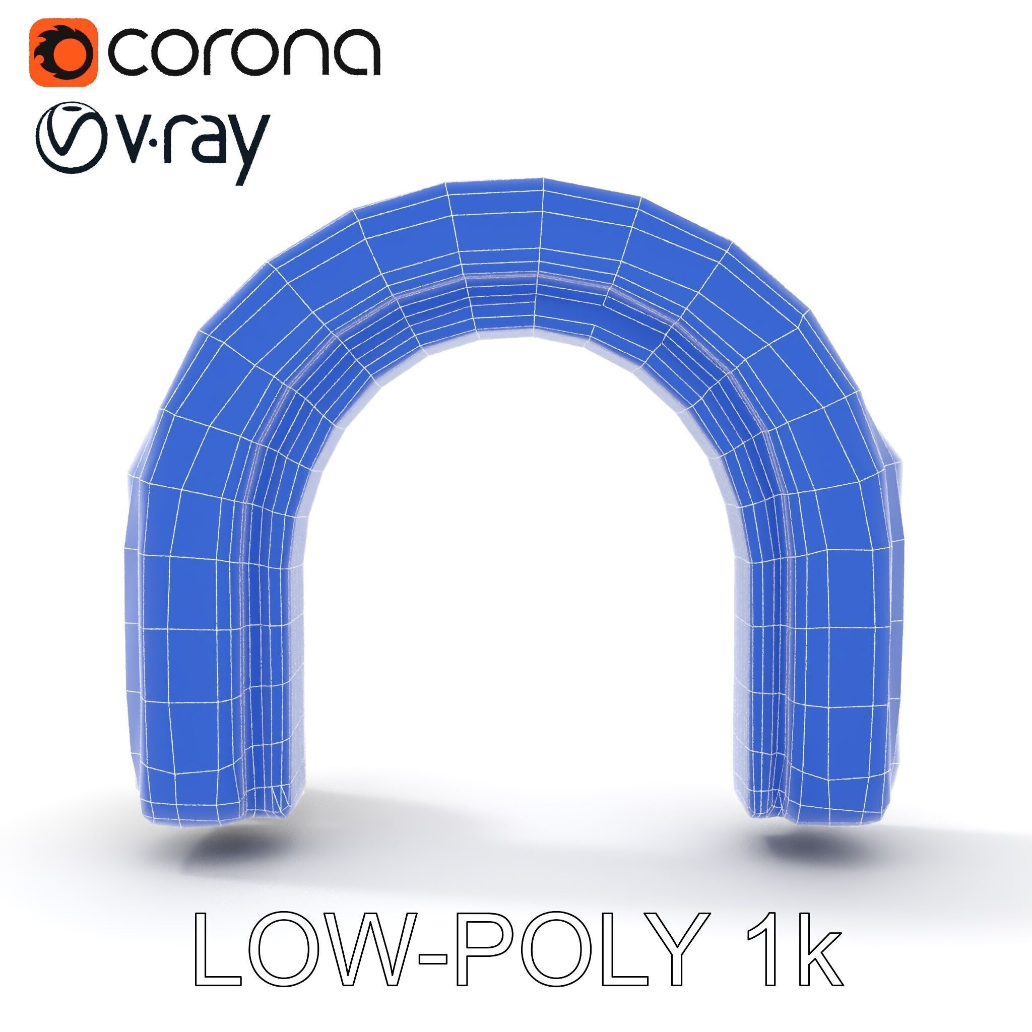 Ancient Stone Archway model pack Low-poly 3D model_25